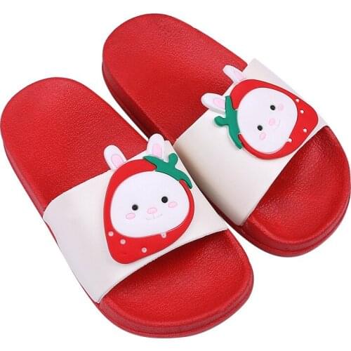 Kids Slippers Girls Boys Shoes Summer 2020 Fruit Strawberry Cartoon Children Shoes Baby Boys and Girls Childrens Slippers Cute