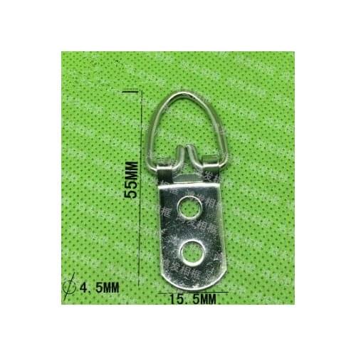 Hardware hook silver two hole side frame hooks hook cross stitch mounting fittings