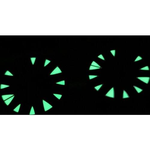 Mod 28.5mm SKX007/009 Monster Window date dial Japan Green C3 luminous suitable for NH36 automatic movement