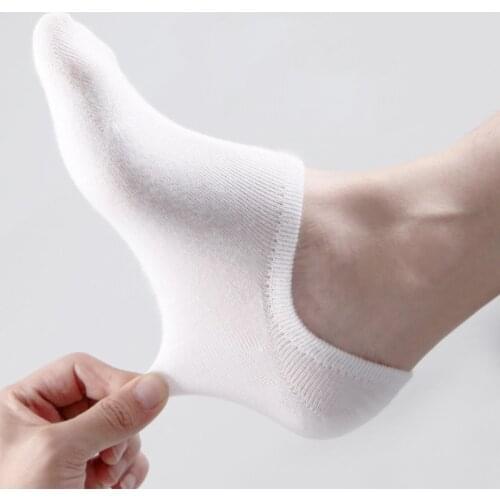 Fashionable Happy Short Men Women Anti Slip Socks For Spring And Fall Invisible Cotton Silicone Socks Ankle Len
