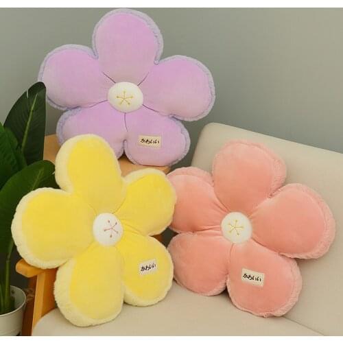1pc 45cm Soft Cute Cherry Blossoms Plush Pillow Beautiful Plant Flowers Dolls Sofa Cushion Girl Sleeping Pillow Room Decor Gift
