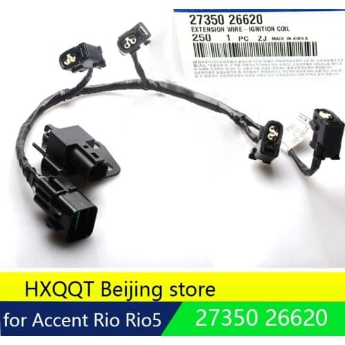 GENUINE Ignition Coil Wire Harness for Hyundai for Kia Accent Rio Rio5 [2735026620] 2006-2011