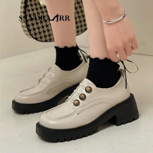 SANDRA JRR Fashion Pointed Toe Leather Pumps Orsay Shoes Women Stiletto High Heel Summer Sandals Spring Office Heels Shoes 6 CM