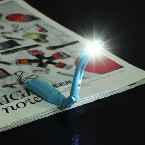 Foldable Led Book Lamp New Mini Eye-protect Energy-saving Night Lights Flexible Student Table Reading Lamps With Clip 5 Colors