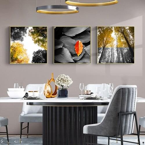 Modern Fashion Landscape Canvas Painting Wall Art Nordic Posters and Prints Wall Pictures for Living Room Decoration Frameless