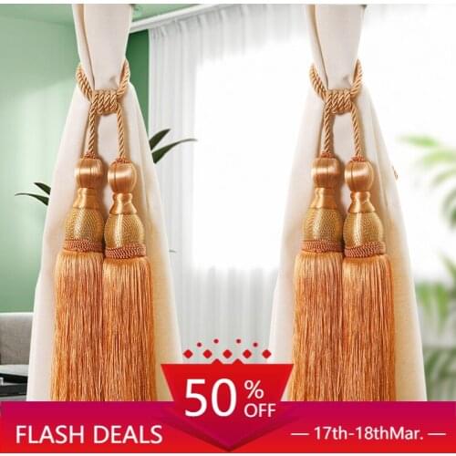 Curtain Bandage Curtain Buckle Binding Lanyard Rope Hyundai Tassel Hanging Ball Tassel Structured Curtain Curtain Bandage