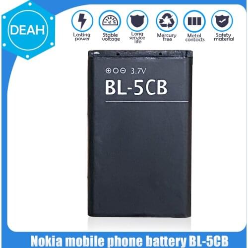 1PCS BL-5CB BL5CB Replacement Lithium Phone Battery For Nokia N72 100 101 103 105 109 111 113 1000 1280 1110 1112 1116 3108 2135