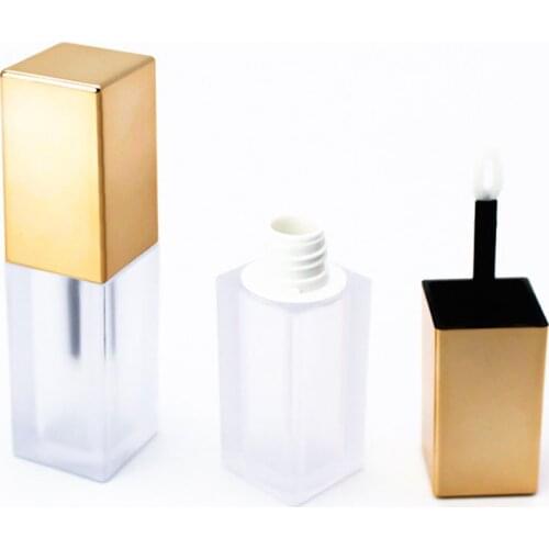 110pcs 6ml Empty Refillable Plastic Roll On Bottles, Clear Empty Lipgloss Container Lip Gloss Tubes