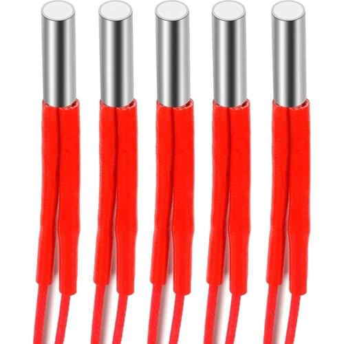 5PCS New 12V 24V Cartridge Heater Heating Cable For Anet A8 A6 A8Plus ET4 ET4X ET4Pro ET5X ET5Pro 3D Printer Parts