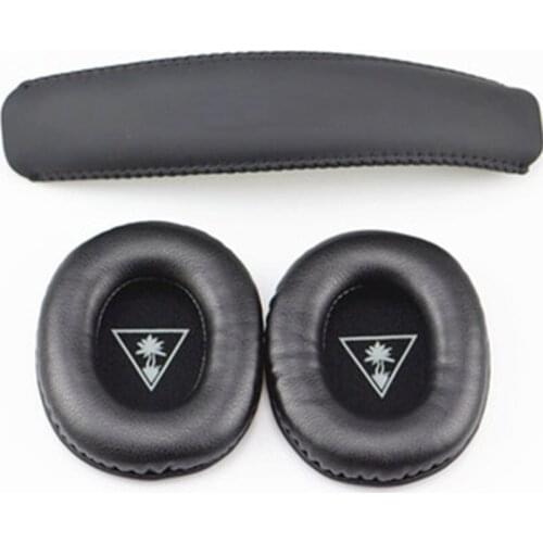 Renensin Earpads Ear Cushion Pad Headband for Turtle Beach FORCE XO7 Recon 50 Force XO Seven Gaming Headphone pads ear pads