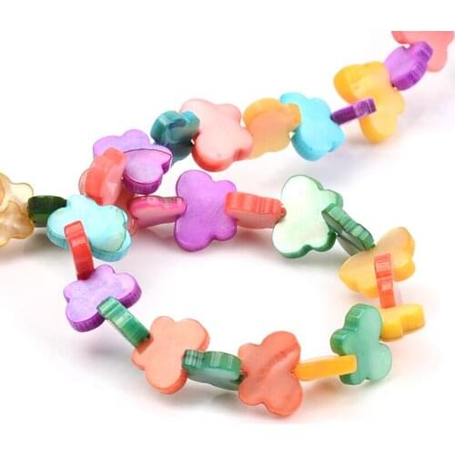 Colorful Butterfly Shape Natural Shell Beads Loose Beads For Jewelry Making DIY Bracelet Earrings Accessories 15' Wholesale