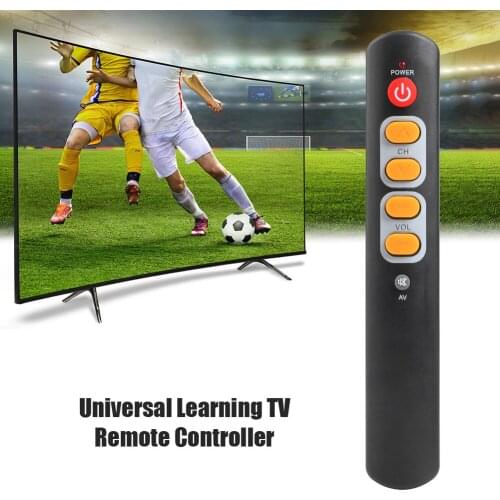 Electronic Smart Home Accessories 6 Yellow Buttons Learning Remote Copy from IR Remote for TV Box STB DVD DVB VCR
