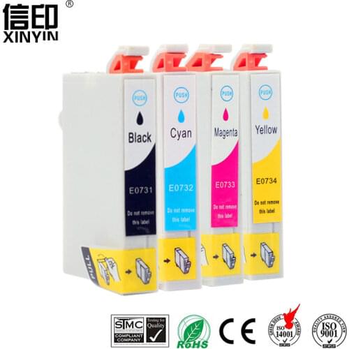 XColor T0731-T0734 T0731N compatible ink cartridge for Epson Stylus CX8300 CX3900 CX7300 CX4900 CX5900 TX210 TX105 TX200 Printer