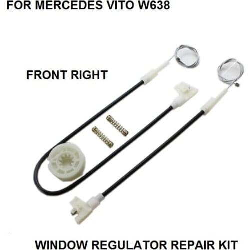 FOR MERCEDES VITO W638 WINDOW REGULATOR REPAIR KIT FRONT RIGHT 1996-2003