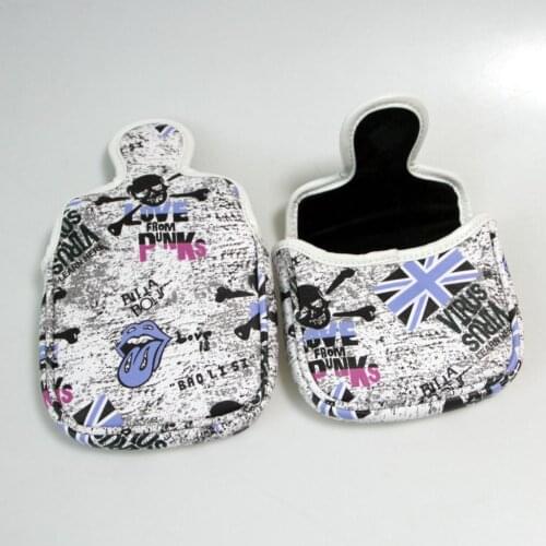 Golf Head Cover Mallet Headcover Magnetic Closure Golf Square Sleeve Hat