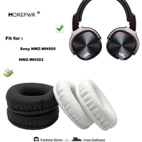 Replacement Ear Pads for Sony NWZWH505 NWZWH303 NWZ WH505 Headset Parts Leather Cushion Velvet Earmuff Earphone Sleeve Cover