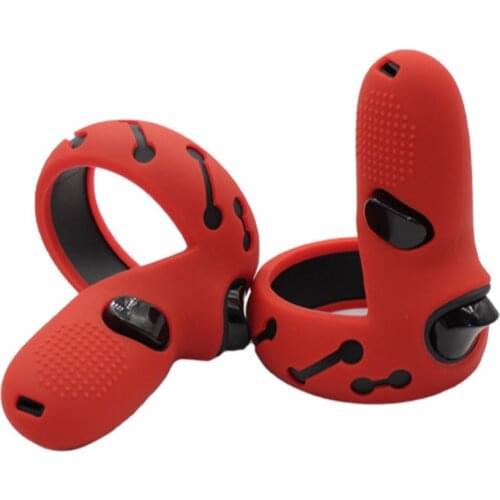 New Full Protective Sleeve for Oculus Quest/Rift S VR Touch Controller Silicone Cover Skin Handle Grip Knuckle Strap Accessories