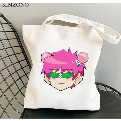 Saiki k shopping bag grocery eco jute bag shopper handbag tote bag ecobag sacola grab