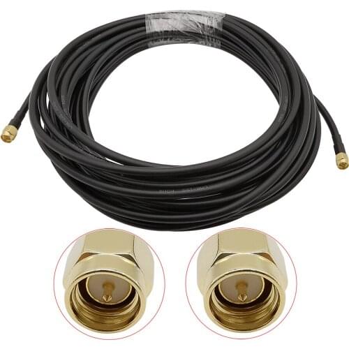 LMR195 SMA Male Plug to SMA Male Plug RF Jumper Pigtail Coax Cable 50 Ohm Low Loss Cable 1/2/3/5Meters