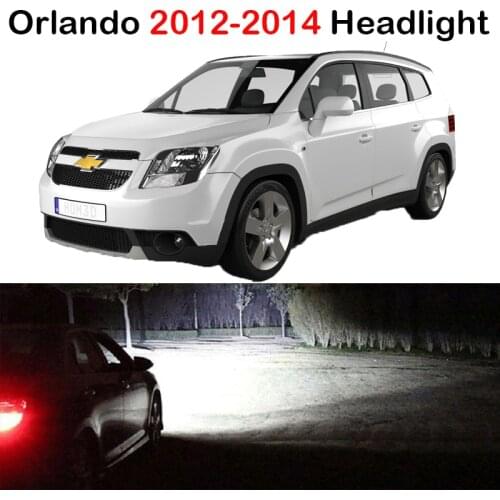 Xlights Car Bulbs For Chevy Chevrolet Orlando 2012 2013 2014 LED Headlights Bulb Low High Beam Canbus Light Lamp Accessories