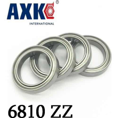 2021 Promotion Sale Steel Thrust Bearing 6810 Zz Abec-1 (10pcs) 50x65x7mm Metric Thin Section Bearings 61810z 6810zz