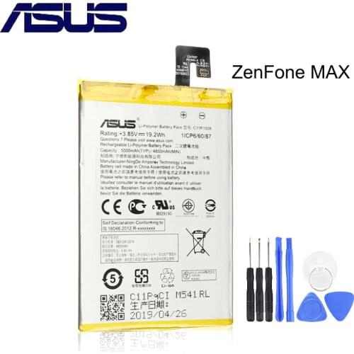 Original ASUS C11P1508 Phone Battery For ASUS Zenfone max 5000Z C550KL ZC550KL Z010AD Z010DD Z010D Z010DA 5000mAh High Capacity