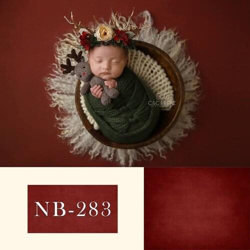 Avezano Red Photography Backdrop Newborn Solid Color Birthday Party Photo Background for Party Banner Decoration Child Backdrops