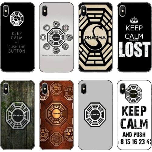 DHARMA INITIATIVE LOST TV Soft Phone Case For Samsung Galaxy M30 A70 A60 A50 A40 A30 A10 A9 A8 A6 J8 J4 J6 Prime Plus 2018