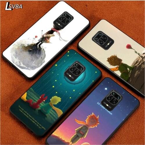 Art Little Prince for Redmi K30 K30S K30T K20 10X 9i 9 9A 9C GO 8A 8 7 6 6A 5A 4X S2 Pro Plus Ultra Black Phone Case