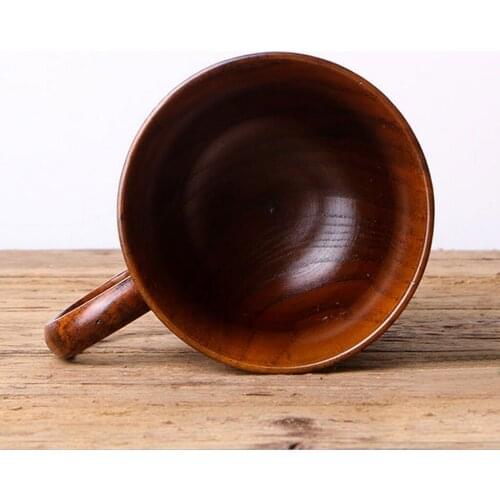 Wooden Drinking Cup Coffee Mug Tea Cup Breakfast Beer Milk for Adults & Kid
