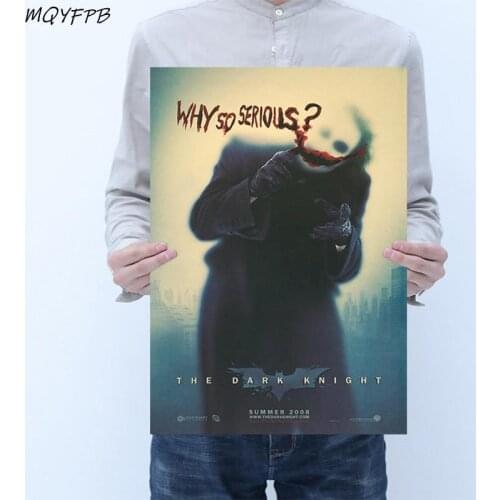 Classic Movies Kraft Paper Wall Sticker Poster Decoration Painting Household Products 50.5x3cm