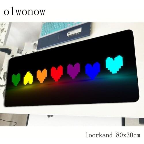 Undertale mousepad 80x30cm large gaming mouse pad big gamer mat best seller computer desk padmouse keyboard play mats