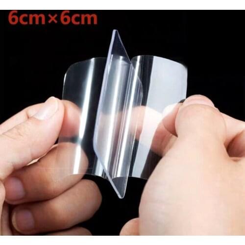 M89B 10pcs Squre Removable Wall Mounting Sticky Gel Pad No Trace Acrylic Double-sided Adhesive Tape Maximum Load-bearing 15k