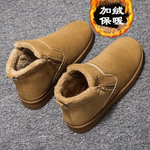 MEN for leather ankle zapatos footwear casuales boot cotton platform shoes snow army BOOTS hombre casual suede chelsea Mens man