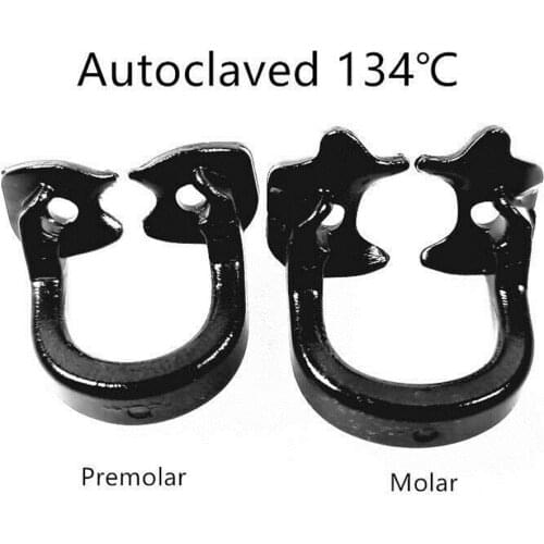 2pcs Dental Rubber Dam Soft Clamps Sheet Kerr Style Universal Molar/Premolar Teeth