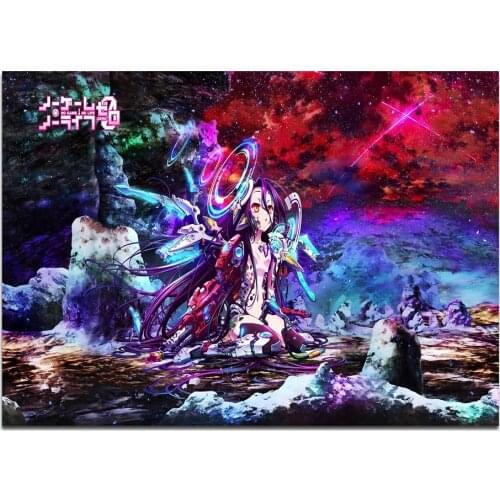 No Game No Life Poster Wall Art Canvas Painting Picture Poster and Print Gallery Home Decor No Frame Anime Fan Gift