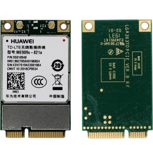 HuaWei ME909s-821a 4G CAT4 LTE M2M Full Network mini pcie Module New in 2019 LTE-FDD B1 B3 B5 B8 ME909S-821 updated version