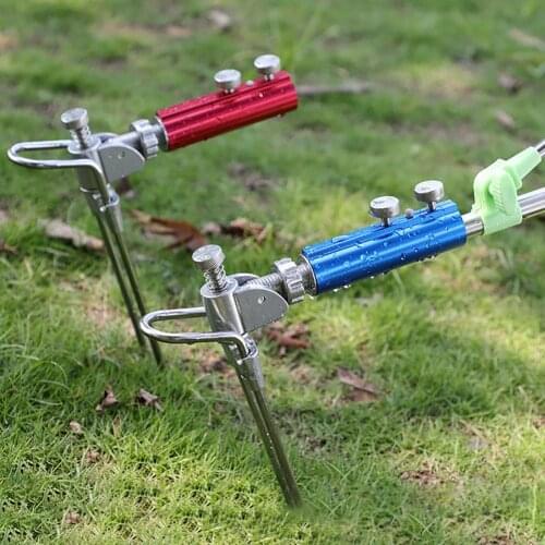 Adjustable Fishing Rod Bracket Aluminum Alloy Universal Fishing Folding Bracket Sea Lake Carp Rod Bracket Fishing Accessories