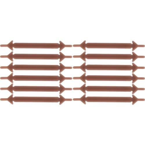 No Tie ShoelacesWomen Men Unisex Elastic Silicone Shoelaces Rubber Shoelace 12Pcs/Set Creative