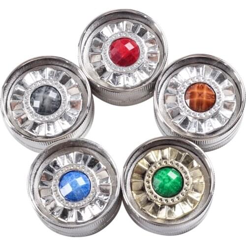 Weed Design -42 mm- 2parts Small Size Herbal Grinder Weed For Smoking Pipe Smoke Item GR027