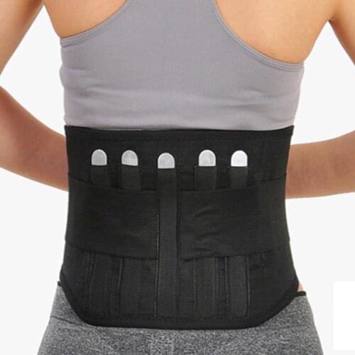 Tourmaline Self-Heating Magnetic Steel Bar Straightener Lumbar Support Belt Orthopedic Waist Back Brace Posture Correction Belt