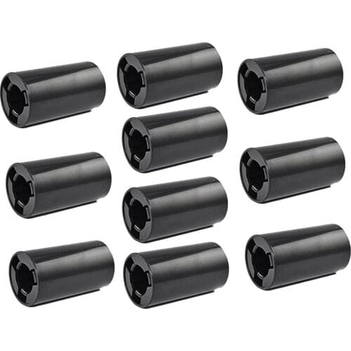 10 Pack AA to C Size Battery Adapter Case,AA to C Size Spacers, AA to Size C Battery Adapter Converter Case(Black)