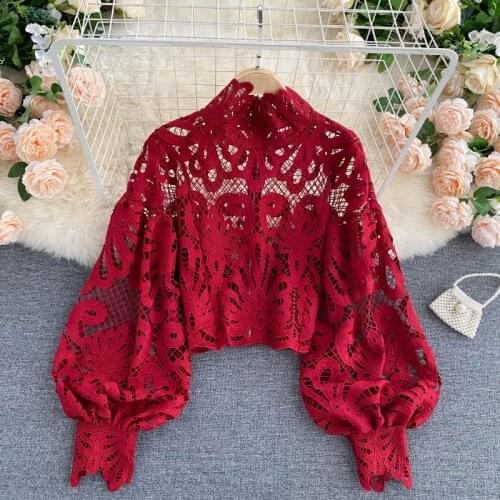 VDFHQJ Lace Blouses
