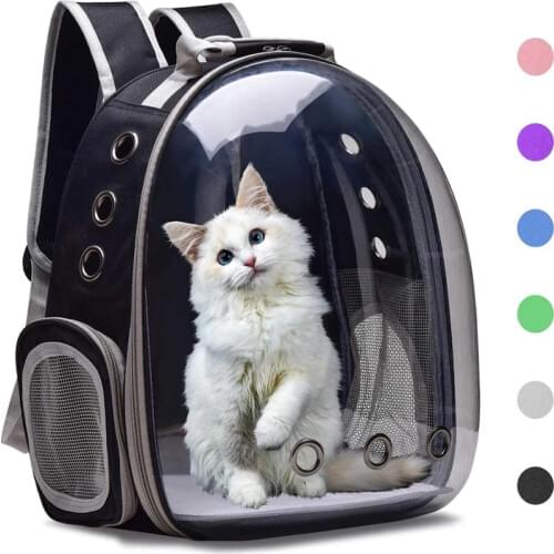 Breathable pet travel bag cover support dog cat bag basket portable outdoor travel cat backpack carrying cage pet supplies