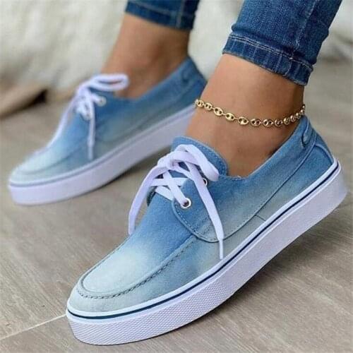 Large size canvas womens shoes 2021 new fashion running platform women sneakers breathable low-top sports womens casual shoes