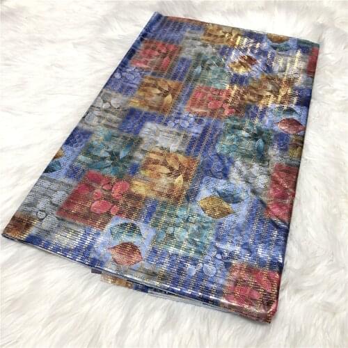 5yards African Bazin Riche Fabric 2021 High Quality Bronzing Bazin Lace Cotton Basin Brode Fabric Atiku Fabric For Party