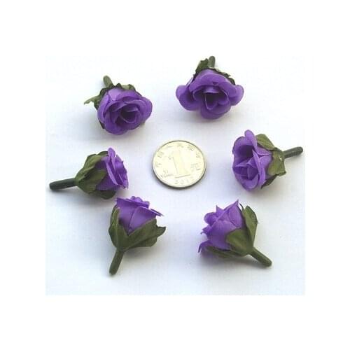 A2 Home &wedding decoration silk flowers artificial flowers DIY Simulated Rose Small Reverse Mini Flower Head Flower 2CM