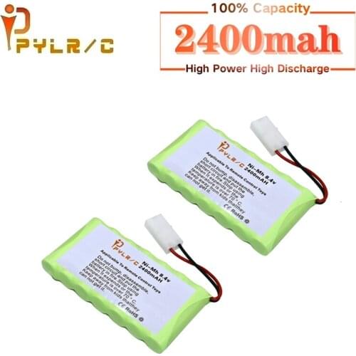 8.4v 2400mah Rechargeable Battery For Rc toys Cars Tank Robots Gun Boats AA NI-MH Battery 8.4v Battery Pack With Tamiya 2P Plug