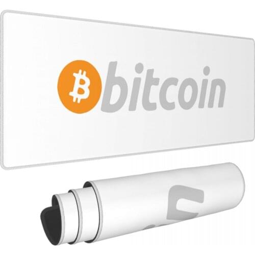 Cryptocurrency Bitcoin Long Mouse Pad Hodl Dogecoin Blockchain Antislip Table Mat Rubber Computer Keyboard Table Deco Cover