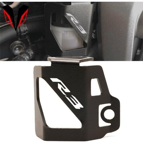 For Yamaha R3 YZF R3 YZFR3 2015 - 2020 2021 Motorcycle CNC Rear Brake Fluid Cylinder Protector High Quality Oil Reservoir Cover
